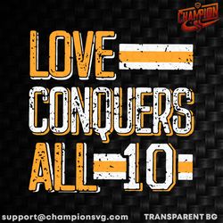 Love Conquers All 10 Packers SVG