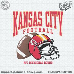 Kansas City Football Afc Divisional Round SVG