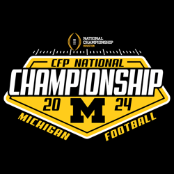 Michigan Wolverines 2024 Cfp National Championship SVG