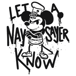 Steamboat Willie Let A Naysayer Know SVG