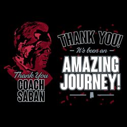 Thank You Coach Saban Alabama Football SVG Digital Download