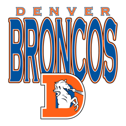 Vintage Denver Broncos SVG Digital Download