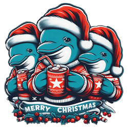 Merry Christmas Miami Dolphins Nfl Team PNG