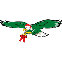 Eagles Football Christmas Hat SVG Digital Download