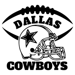 Dallas Cowboys Football Helmet1 SVG Digital Download