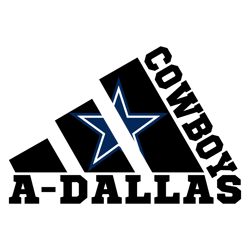 Logo Adidas Dallas Cowboys SVG Digital Download Untitled