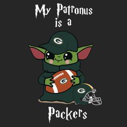 Baby Yoda My Patronus Is A Packers SVG