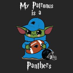 Baby Yoda My Patronus Is A Panthers SVG