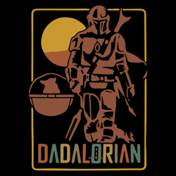 Dadaldrian And Baby Yoda SVG