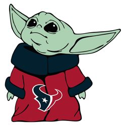 Houston Texans Nfl Baby Yoda SVG