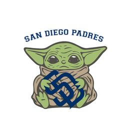 San Diego Padres Baby Yoda Sport Logo Team Gift SVG
