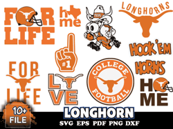 14 Files Texas Longhorns Football Svg Bundle, Texas Longhorns Logo Svg