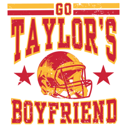 Go Taylors Boyfriends Kansas City Chiefs Svg, Love Taylor Love Kansas City