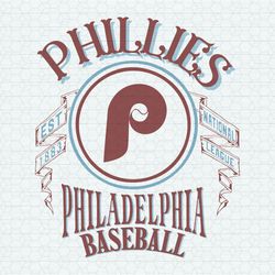Phillies Philadelphia Baseball Est 1883 SVG