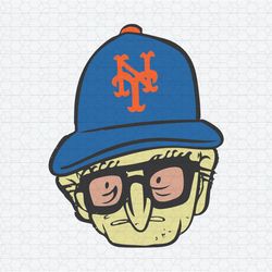 Retro Ojm Bighead New York Mets SVG