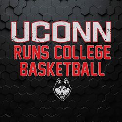 Uconn Runs College Basketball SVG