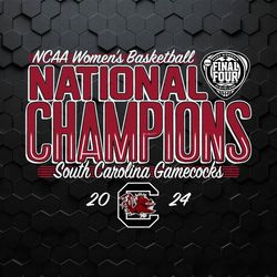 Womens Basketball National Champions Gamecocks SVG