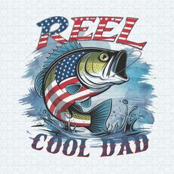 Funny Reel Cool Dad 4th Of July PNG