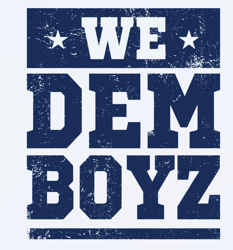 We Dem Boyz Dallas Cowboys SVG Digital Download, Love Dallas Cowboys Logo SVG