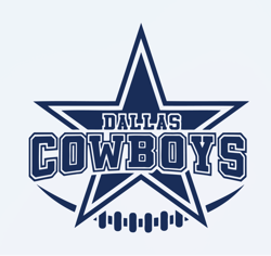 Vintage Star With Dallas Cowboys SVG Cricut Digital Download, Dallas Cowboys Logo SVG