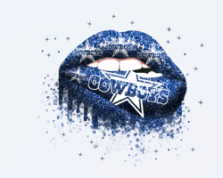 Cowboys Inspired Lips SVG, Dallas Cowboys NFL Football Fans, Cowboys Girls SVG