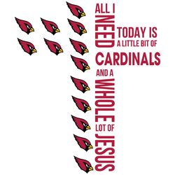 All I Need Today Is A Little Bit Of Cardinals SVG