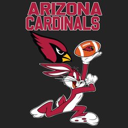 Arizona Cardinals Football Bunny SVG