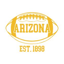 Arizona Cardinals Football Established 1898 SVG