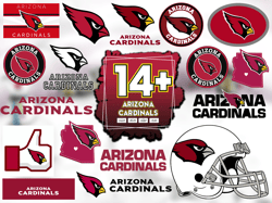 Arizona Cardinals Football SVG - 14 Designs