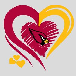 Arizona Cardinals Hear Logo SVG