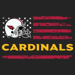Arizona Cardinals Helmet Logo Flag SVG