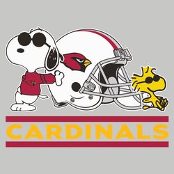 Arizona Cardinals Snoopy Woodstock SVG