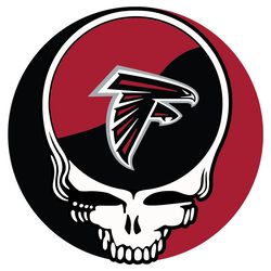 Atlanta Falcons Skull SVG
