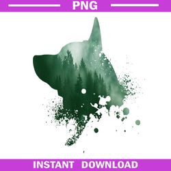 Black Dog Silhouette PNG, Heeler Dog, Australian Cattle Dog PNG Download