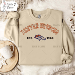Denver Broncos Logo Embroidery Design, Denver Broncos NFL Logo Sport Embroidery Design