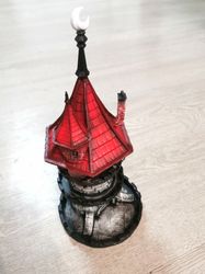 DND Wizard Dice Tower, 3D Printed Sorcerer Dice Tower