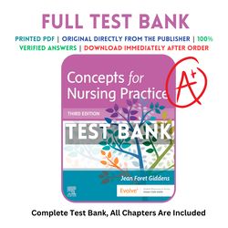 Test Bank For Concepts For Nursing Practice 3rd Edition Jean Foret Giddens