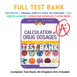 Latest 2023 Calculation of Drug Dosages A Work Text 11th Edition By Sheila J. Ogden Test bank | All Chapters Included