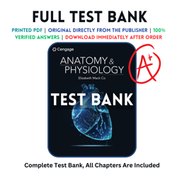 Test Bank For Anatomy & Physiology 1st edition Elizabeth | All Chapters Included