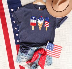 America Ice Cream Shirt, America Shirt, American Snacks Shirt, Patriotic Shirt, American Shirt, 4th Of July Shirt, Indep
