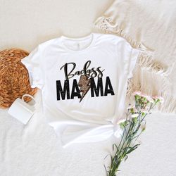 Badass Mama Shirt, Mom Life Shirt, Leopard Mom Shirt, New Mom Shirt, Mothers Day Shirt, Mom To Be Shirt, Happy Mothers D