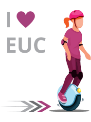 EUC lovers riding electric unicycle, I love euc, euc rider