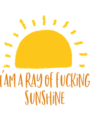 Iam a Ray of Fucking SunshineArtistic Sunshine Lovers Saying (1)