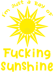 Im Just a Ray of Fucking Sunshine Funny Sarcastic Vintage Gifts