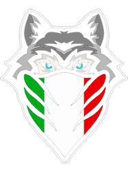 Siberian Husky Italy Flag Wolf Dog Owner Pet Gift