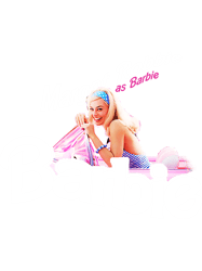 Barbie movie 2023 Margot Robbie Barbie as Barbie graphic illustration 1 (1)