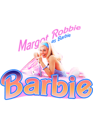 Barbie movie 2023 Margot Robbie Barbie as Barbie graphic illustration design by ironpalette