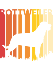Rottweiler Dog Breed Silhouette