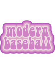 modern baseball groovy purple