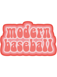 modern baseball groovy red